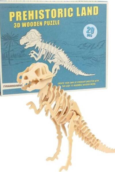 3D wooden puzzle - Tyrannosaurus