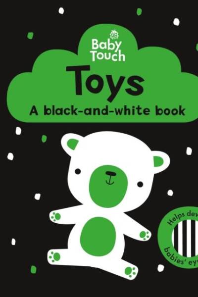 Baby Touch- Toys- a black-and-white book