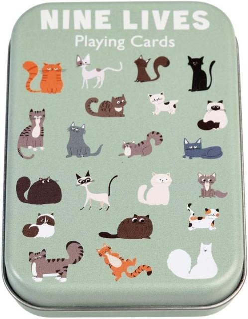 Playing cards in a tin – Nine Lives Playing cards in a tin – Nine Lives