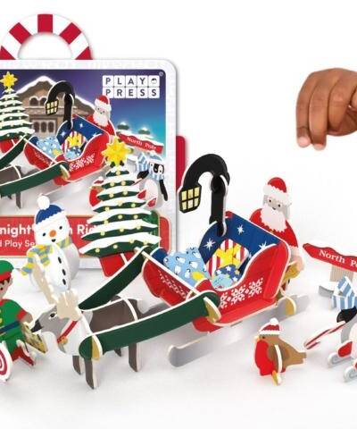 Santa's Midnight Sleigh Ride Playset