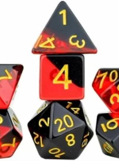 Sirius Dice - Brimstone Polyhedral Dice Set