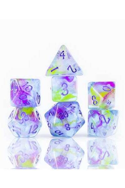 Sirius Dice – Watercolours Poly Set