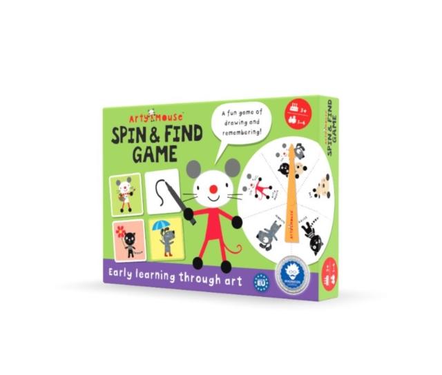 ARTY MOUSE SPIN AND FIND GAME ARTY MOUSE SPIN AND FIND GAME