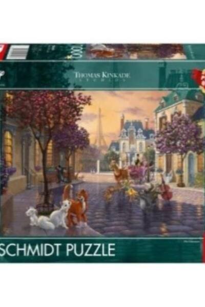 Disney Dreams Collection - The Aristocats by Thomas Kinkade 1000 Piece Schmidt Puzzle