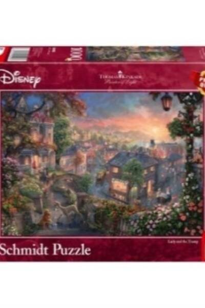 Disney - Lady and the Tramp by Thomas Kinkade 1000 Piece Schmidt Puzzle