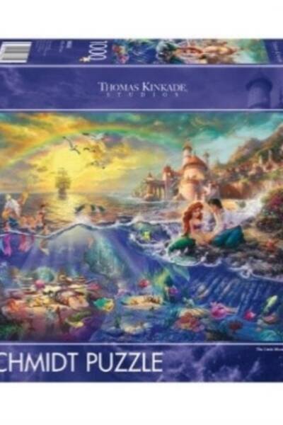 Disney - The Little Mermaid by Thomas Kinkade 1000 Piece Schmidt Puzzle