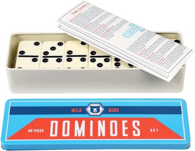 Dominoes in a tin – Wild Bear Dominoes in a tin – Wild Bear