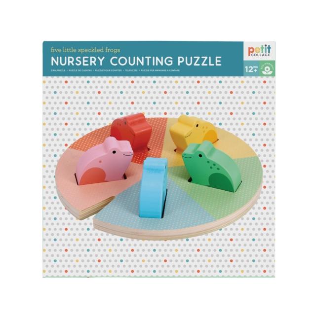 Nursery Counting Puzzle: Five Little Speckled Frogs Nursery Counting Puzzle: Five Little Speckled Frogs