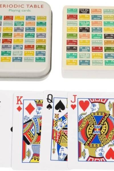 Playing cards in a tin – Periodic Table