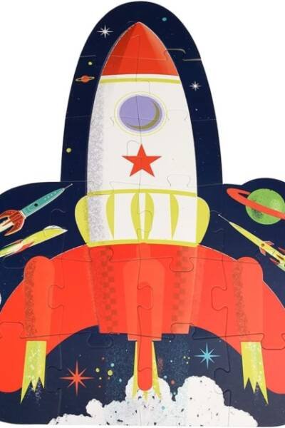 Rocket jigsaw puzzle - Space Age