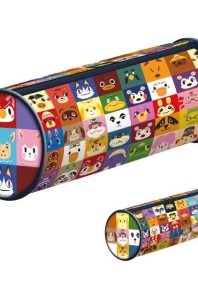Animal Crossing (Villager Squares) Barrel Pencil Case