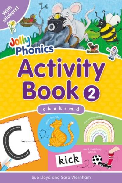 Jolly Phonics Activity Book 2 - in Precursive Letters (British English edition)
