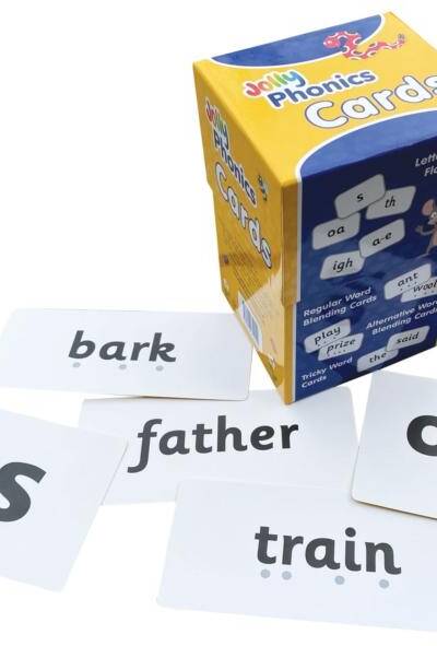 Jolly Phonics Cards : Set of 4 boxes in Precursive Letters Jolly Phonics Cards : Set of 4 boxes in Precursive Letters