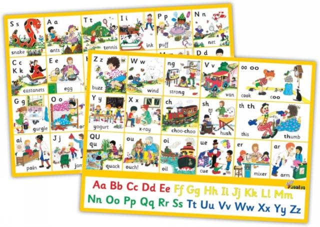 Jolly Phonics Letter Sound Wall Charts : In Precursive Letters (British English edition) Jolly Phonics Letter Sound Wall Charts : In Precursive Letters (British English edition)