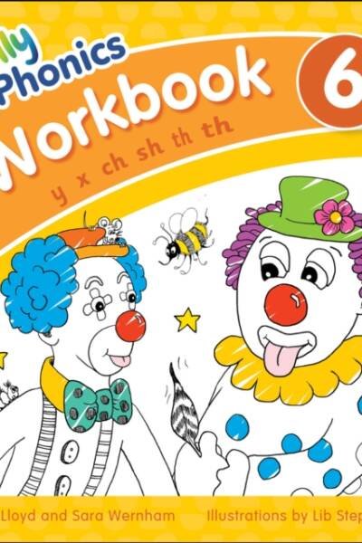 Jolly Phonics Workbook 6 - in Precursive Letters (British English edition)
