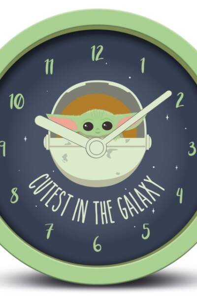 Star Wars - The Mandalorian (Cutest In The Galaxy) Desk Clock