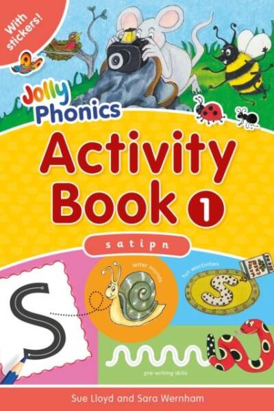 Jolly Phonics Activity Book 1 in Precursive Letters (British English edition)