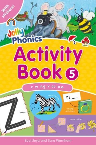 Jolly Phonics Activity Book 5 In Precursive Letters (British English edition)