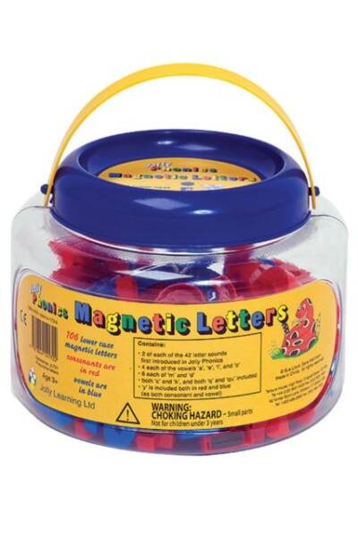 Jolly Phonics Magnetic Letters : In Precursive Letters (tub of 106) Jolly Phonics Magnetic Letters : In Precursive Letters (tub of 106)