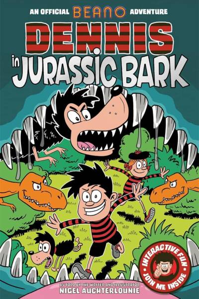Dennis in Jurassic Bark