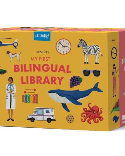 My First Bilingual Library : A Spanish-English Vocabulary Board Book Set of Colors, Numbers, Animals, ABCs, and More