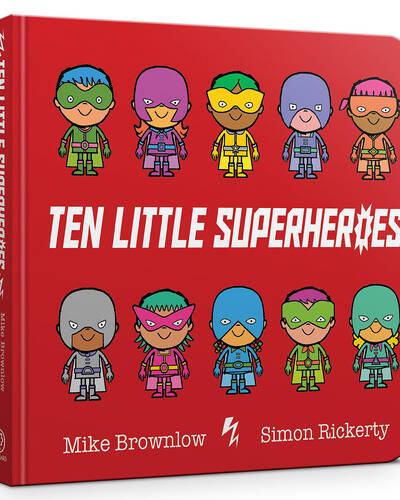 Ten Little Superheroes Board Book