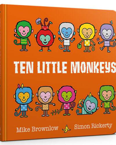 Ten Little Monkeys Board Book