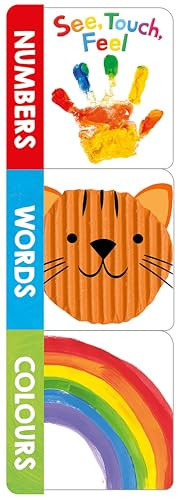 See, Touch, Feel Words, Numbers, Colours (Chunky Set) : With 3 mini board books See, Touch, Feel Words, Numbers, Colours (Chunky Set) : With 3 mini board books