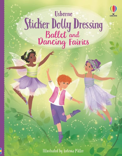 Sticker Dolly Dressing Ballet and Dancing Fairies Sticker Dolly Dressing Ballet and Dancing Fairies