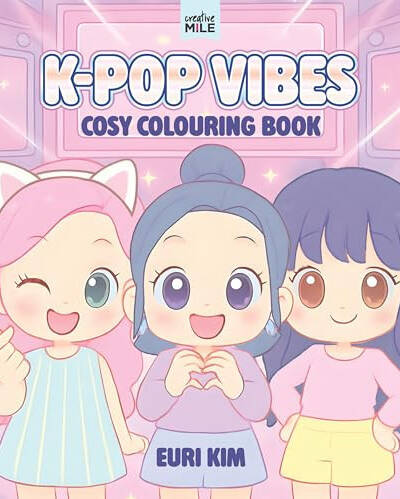 K Pop Vibes Cosy Colouring Book