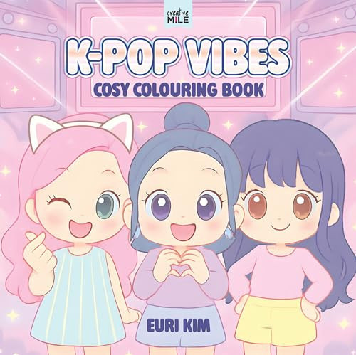 K Pop Vibes Cosy Colouring Book K Pop Vibes Cosy Colouring Book
