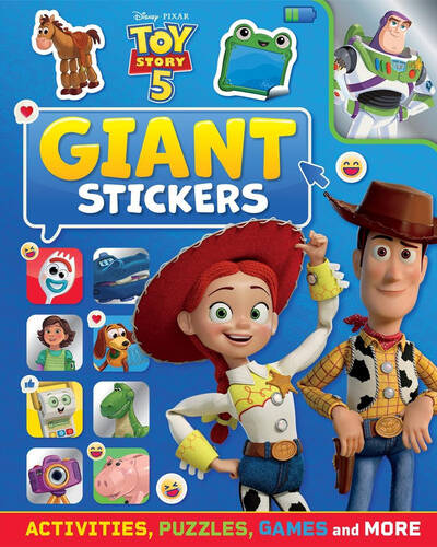 Disney Pixar Toy Story 5: Giant Stickers : Activity book packed with puzzles, games, stickers and more!