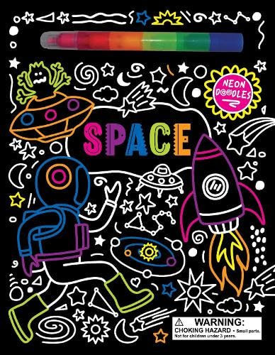 Neon Doodles Book – Space : 2 Neon Doodles Book – Space : 2