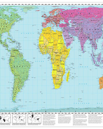 Peters World Map Peters World Map