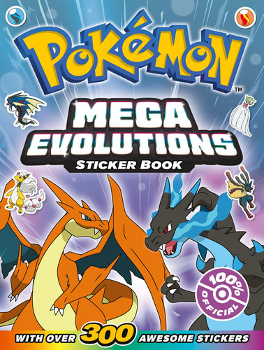Pokemon Mega Evolutions Sticker Book Pokemon Mega Evolutions Sticker Book