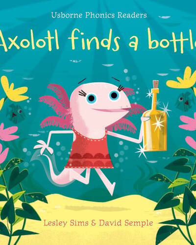 Axolotl finds a bottle