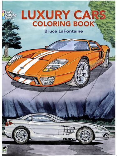 Luxury Cars Coloring Book Luxury Cars Coloring Book