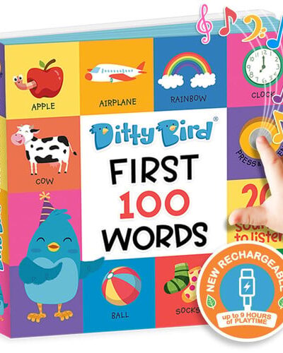 Ditty Bird First 100 Words Interactive Sound Book for Toddlers 1- 3 Speech Therapy Educational Learning Books for 1 Year Old Ditty Bird First 100 Words Interactive Sound Book for Toddlers 1- 3 Speech Therapy Educational Learning Books for 1 Year Old