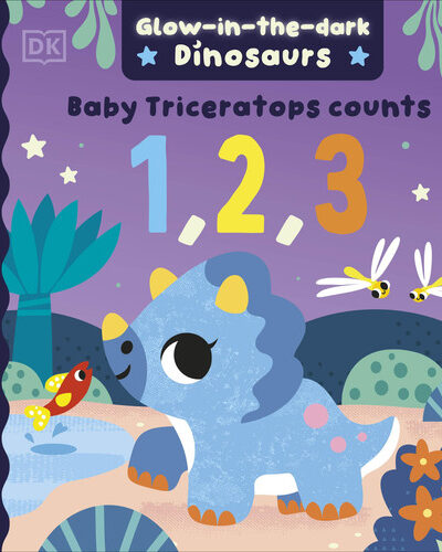 Baby Triceratops Counts 1, 2, 3