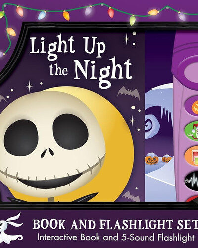 Disney Tim Burton’s the Nightmare Before Christmas: Light Up the Night Book and 5-Sound Flashlight Set