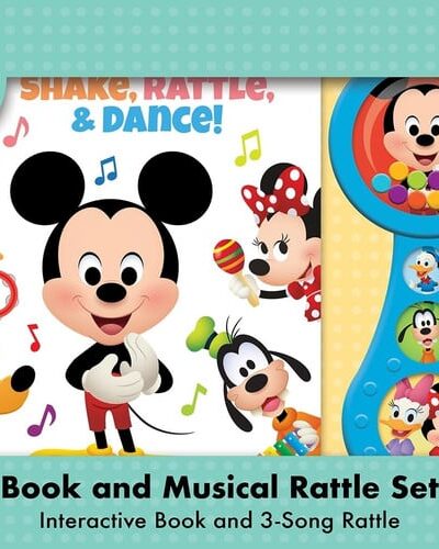 Disney Baby: Shake, Rattle, & Dance! Book and 3-Song Musical Rattle Set