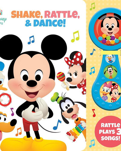 Rattle Sound Book Disney Baby  Shake Rattle & Dance