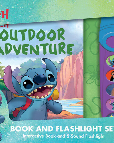 Disney Stitch: Outdoor Adventure Book and 5-Sound Flashlight Set Disney Stitch: Outdoor Adventure Book and 5-Sound Flashlight Set