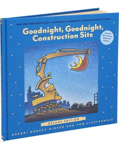 Goodnight, Goodnight, Construction Site Deluxe Edition : Includes Mini Activity Book with Stickers!