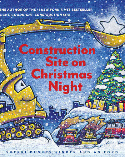 Construction Site on Christmas Night Construction Site on Christmas Night