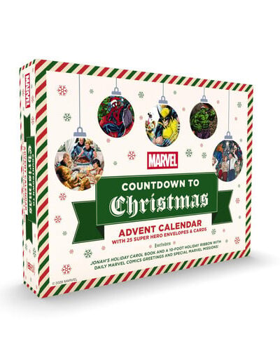 Marvel Countdown to Christmas : Advent Calendar with 25 Super-Hero Envelopes and   Cards