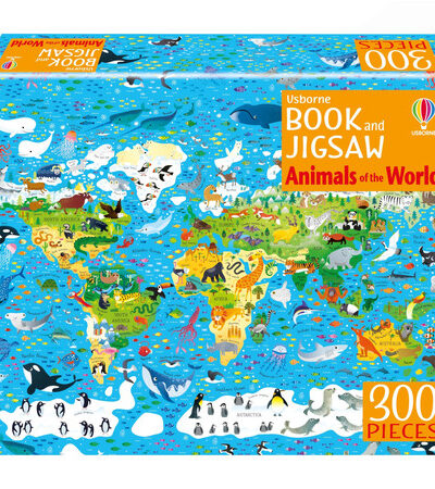 Usborne Book and Jigsaw Animals of the World