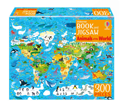 Usborne Book and Jigsaw Animals of the World Usborne Book and Jigsaw Animals of the World